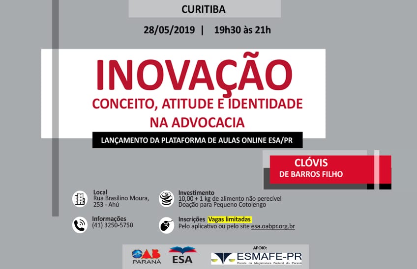 Palestra de Clóvis de Barros Filho marca lançamento da plataforma de EAD da&nbsp;ESA