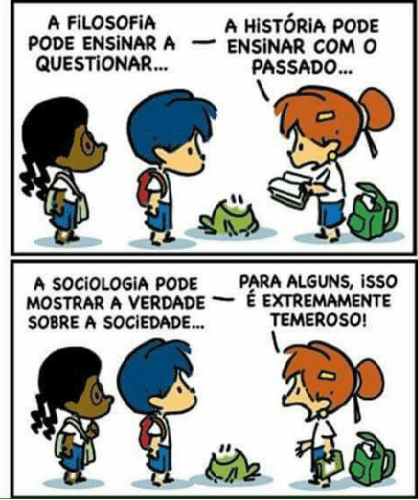 A filosofia, a história, a sociologia&nbsp;…