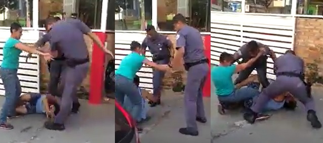 Após ser espancado por PMs, carroceiro foi preso por extorsão e&nbsp;desacato