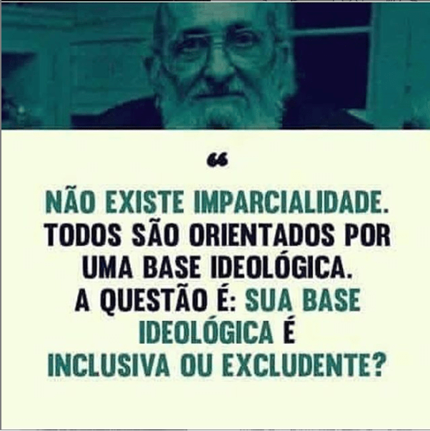 Não existe imparcialidade&nbsp;…