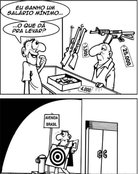 Armas de fogo e assalariado&nbsp;…