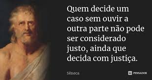 Sobre a justiça e o contraditório&nbsp;….