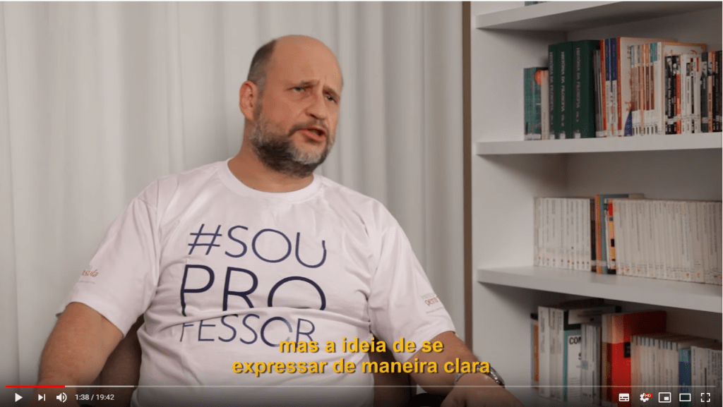 Depoimento de Clóvis de Barros Filho&nbsp;…