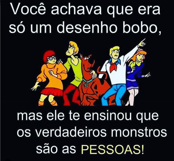 Os verdadeiros monstros são as pessoas&nbsp;…