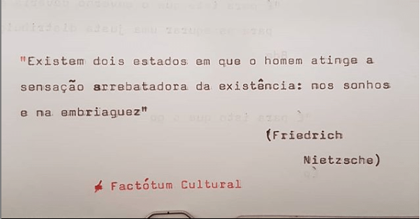 Sensação arrebatadora da existência&nbsp;…