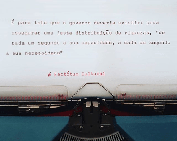 É para isto que o governo deveria existir&nbsp;…