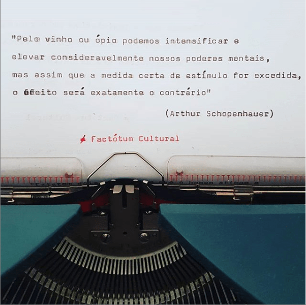Pelo vinho ou ópio podemos elevar nossos poderes mentais&nbsp;…