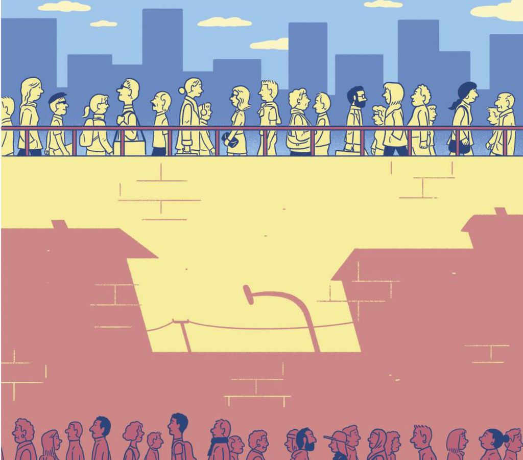 Ricos e pobres, cada vez mais&nbsp;separados