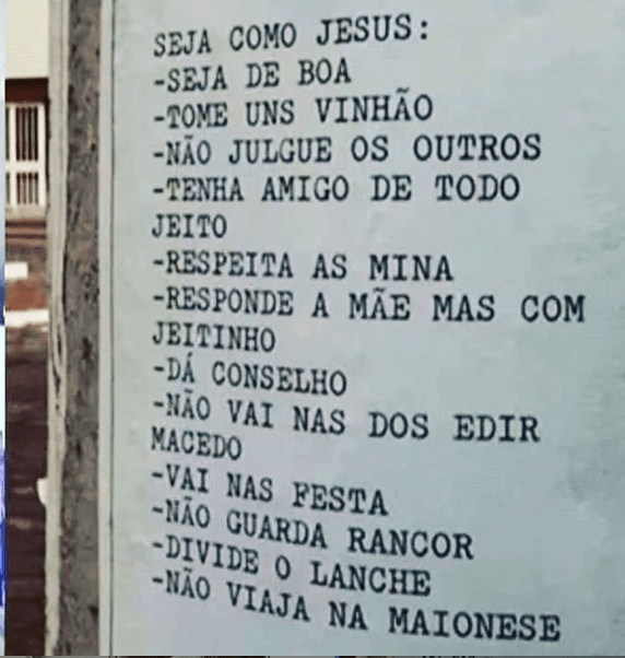 Seja como Jesus&nbsp;…