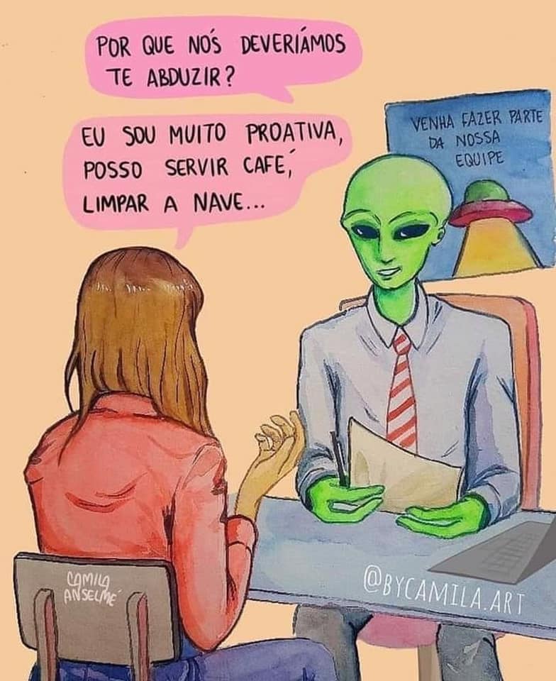 Por que nós deveríamos te&nbsp;abduzir?