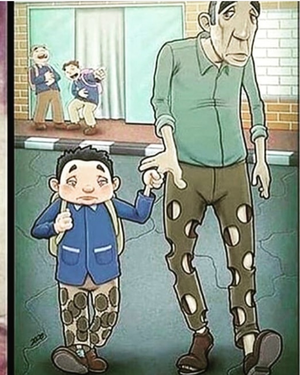 Nunca julgue os pais por aquilo que eles não puderam dar …as vezes, eles deram tudo que tinham&nbsp;…