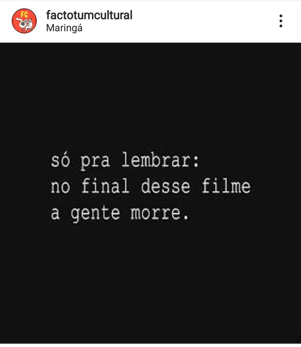 Só para lembrar&nbsp;…