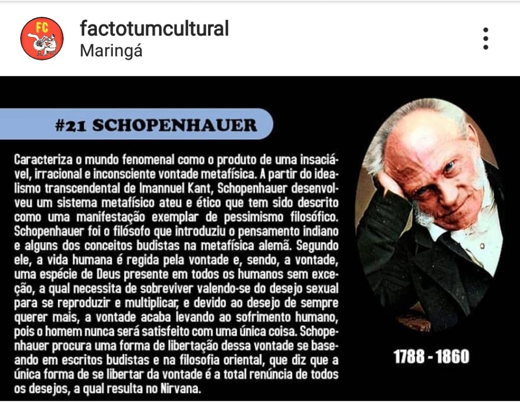 Schopenhauer …