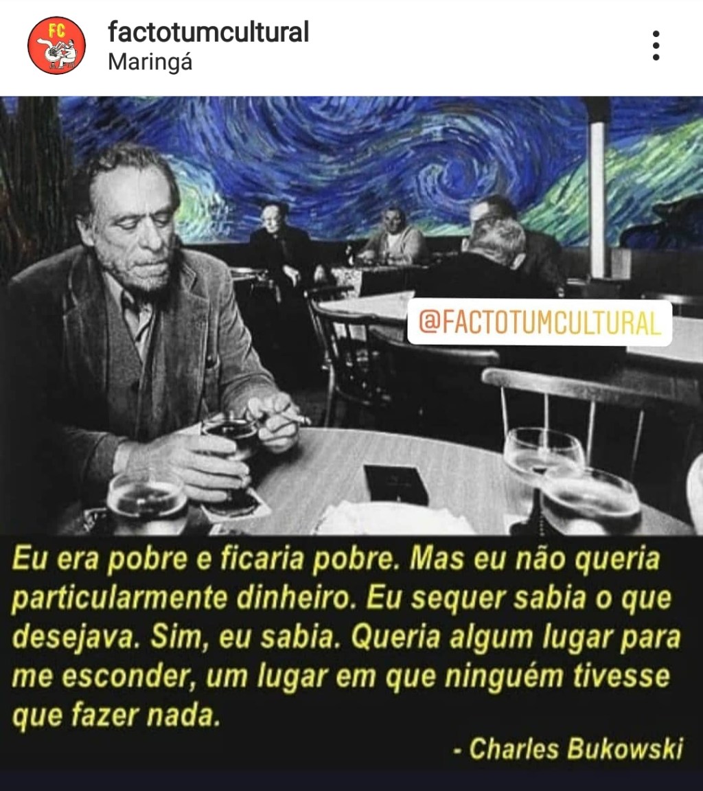 Velho Bukowski …
