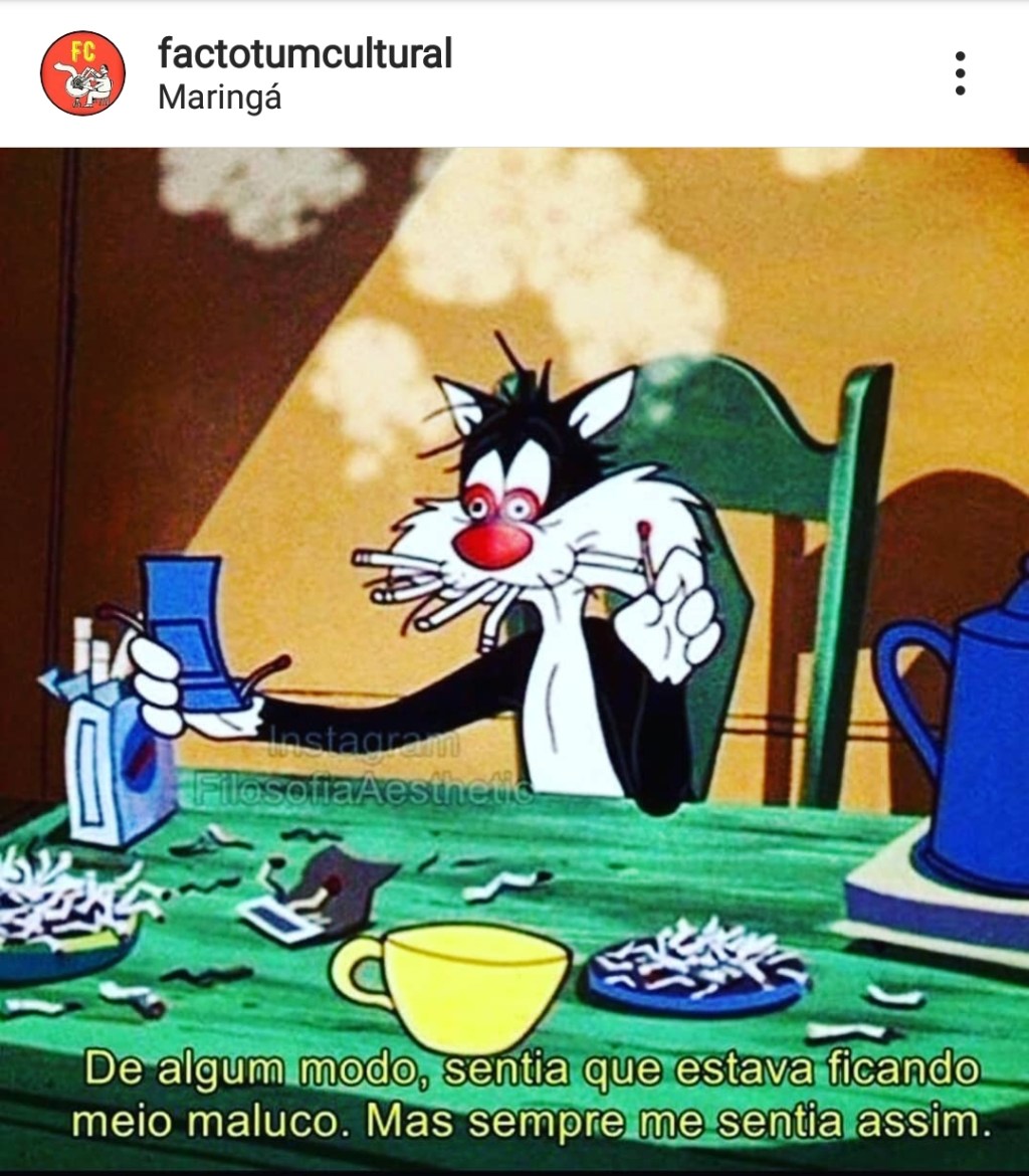 De algum modo, meio maluco&nbsp;….