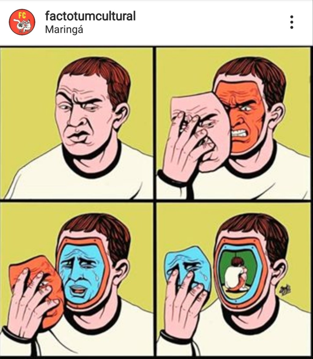 A raiva pode ser o disfarce de uma tristeza que não conseguimos suportar&nbsp;…