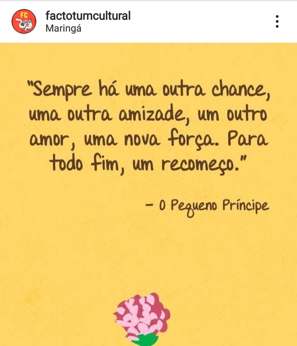 Sobre recomeçar …