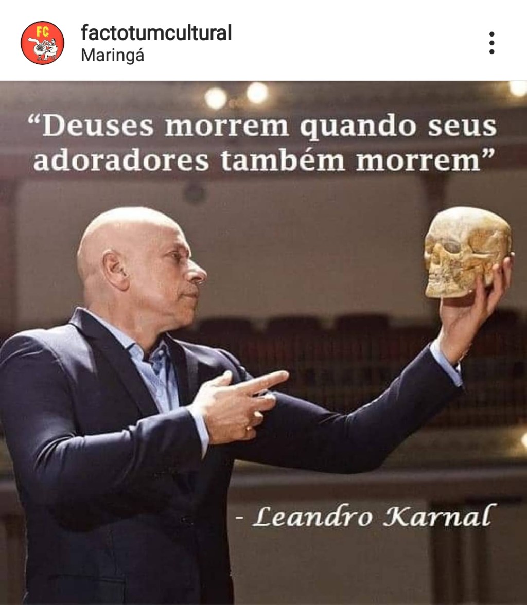 Sobre deuses e adoradores&nbsp;…