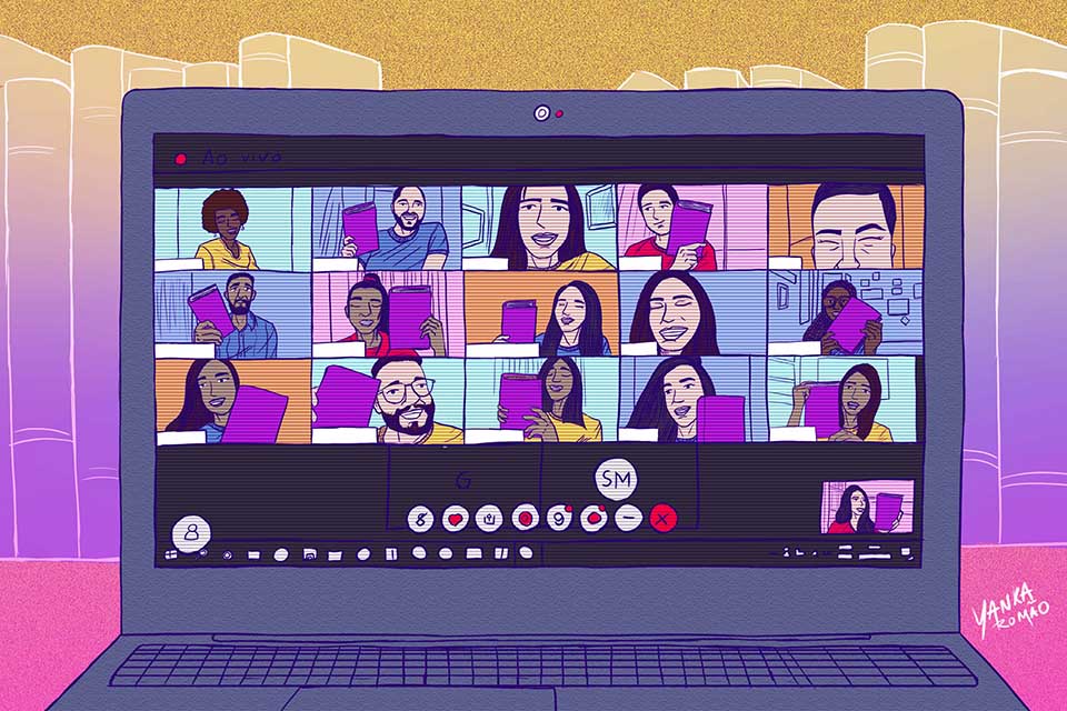 Encontros virtuais de leitura: palavras que&nbsp;aproximam