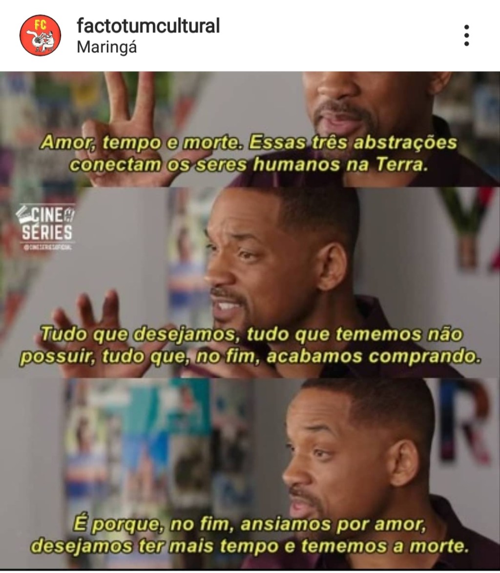 Amor, tempo e&nbsp;morte