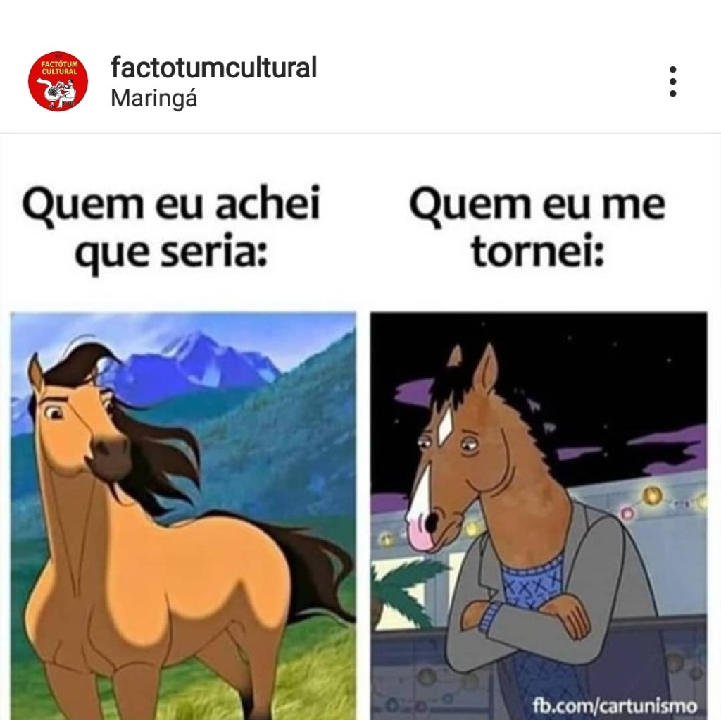 Eu seria x me tornei&nbsp;…