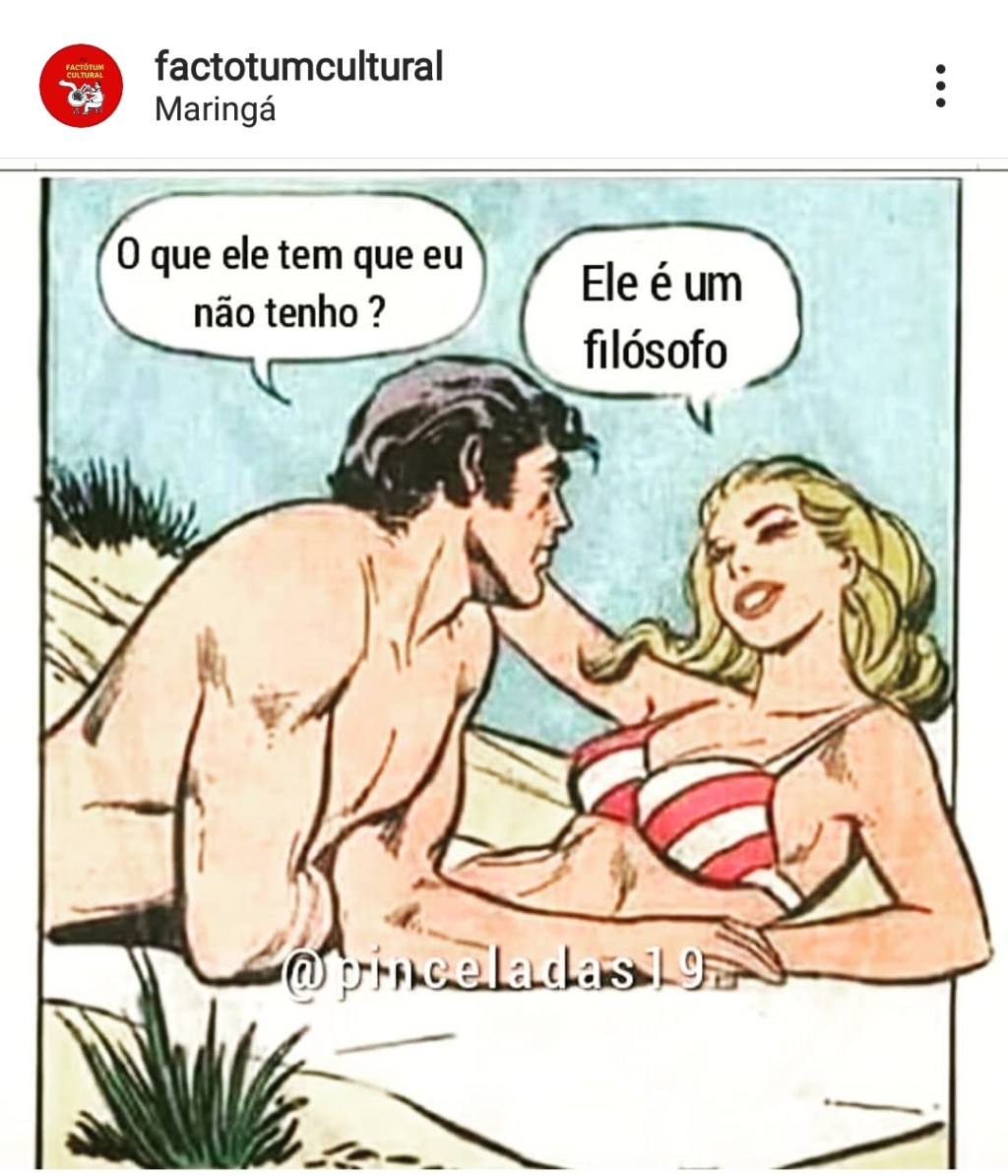 Ele é um filósofo&nbsp;…