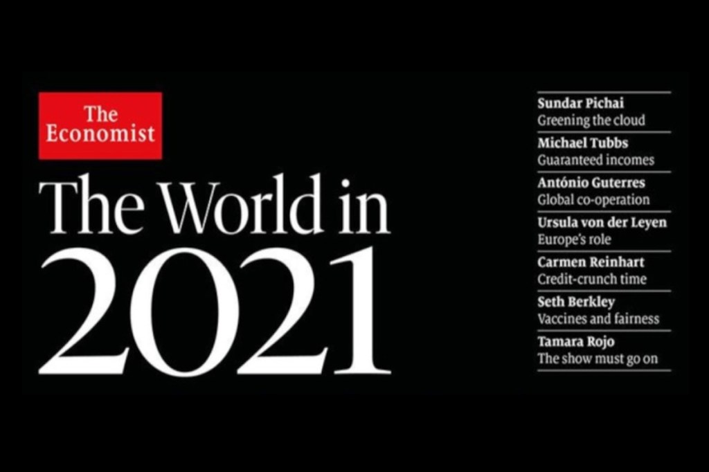 O que está por vir em 2021, em 20 pontos da revista “The&nbsp;Economist