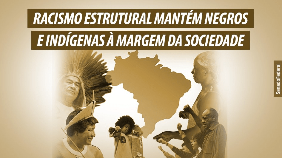 Racismo no Brasil é estrutural, dizem senadores em Dia contra a&nbsp;Discriminação