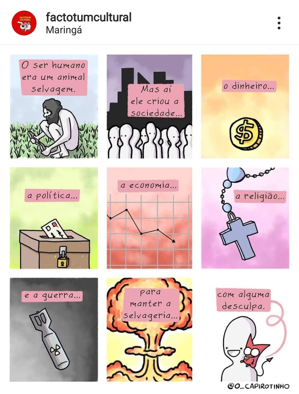 O ser humano era um animal selvagem&nbsp;…