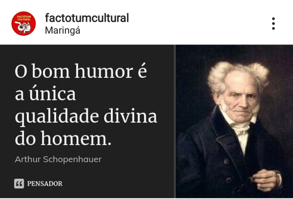 O bom humor&nbsp;…