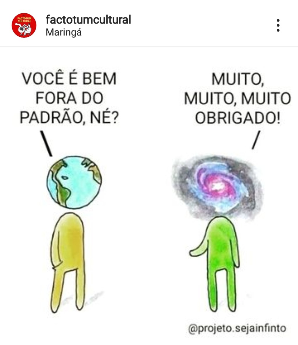 Fora do padrão&nbsp;…
