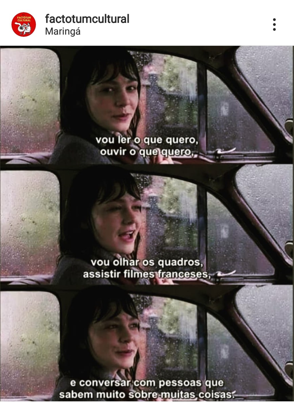 Vou … (filme:&nbsp;educação)