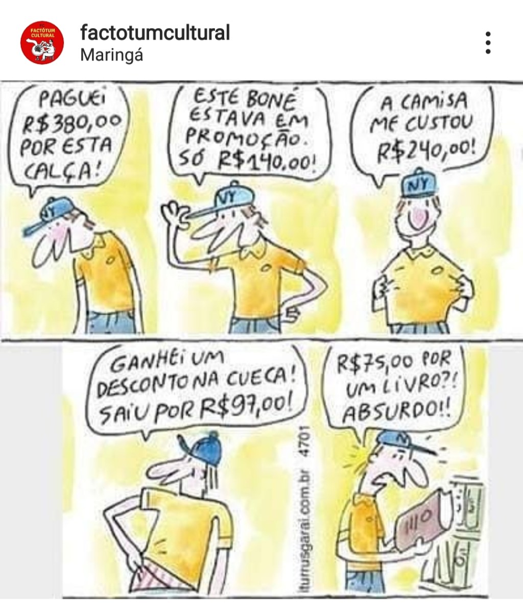 Um livro … que absurdo&nbsp;…