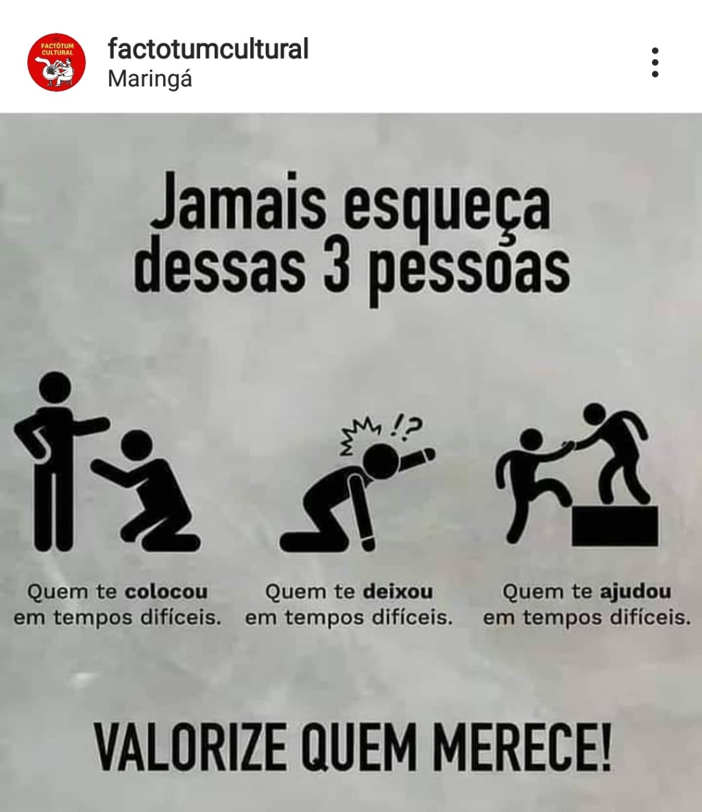 Valorize quem merece!