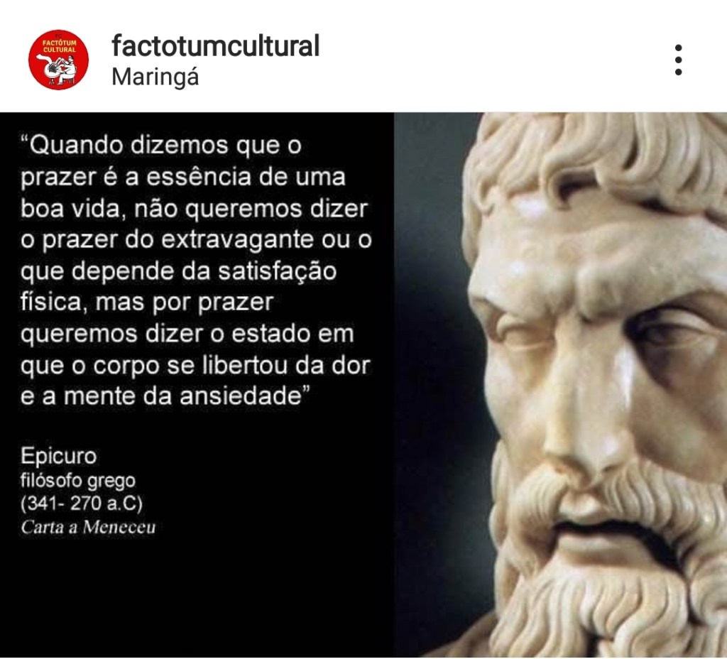 A busca pelo prazer&nbsp;…