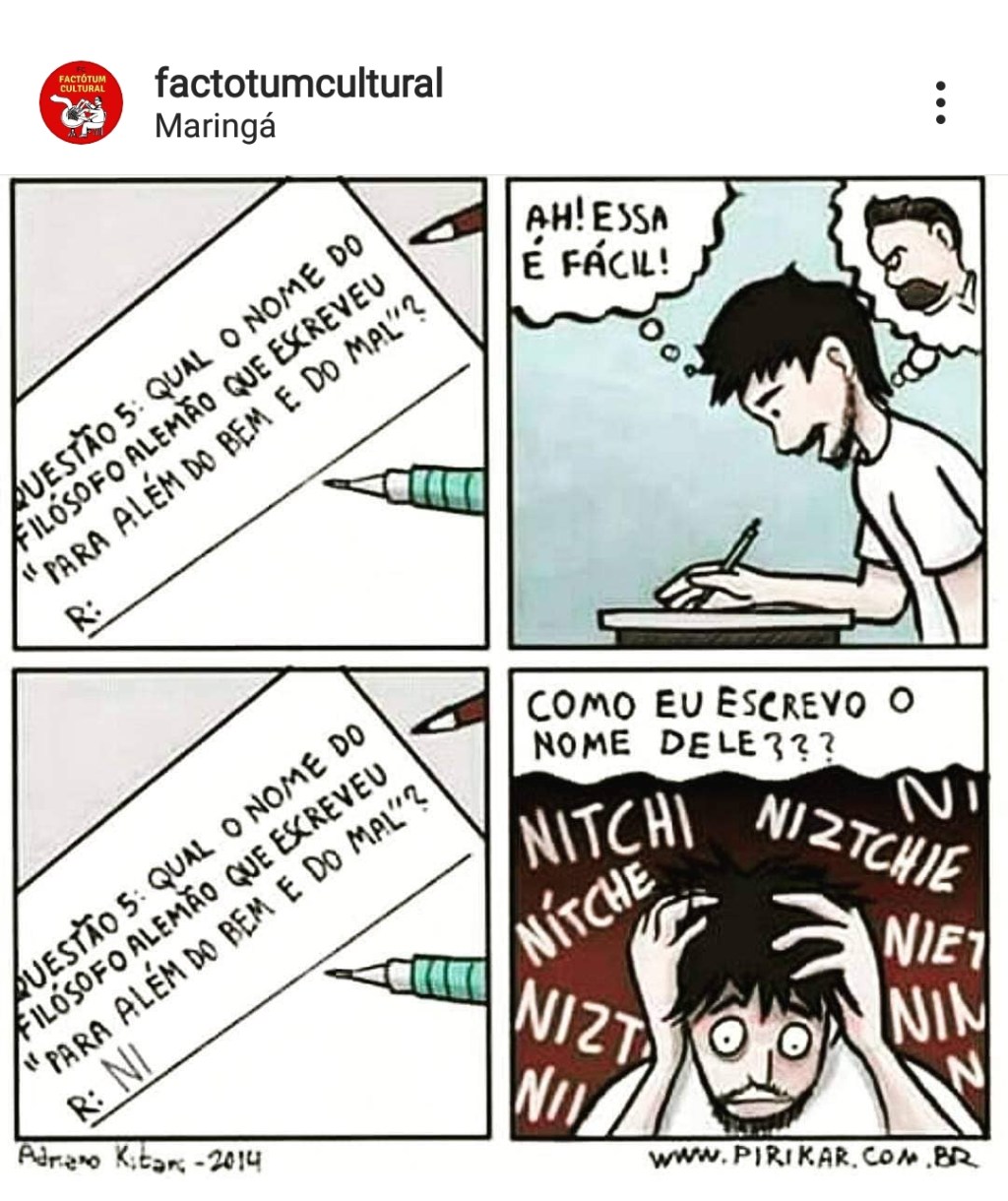 Como eu escrevo o nome&nbsp;dele?