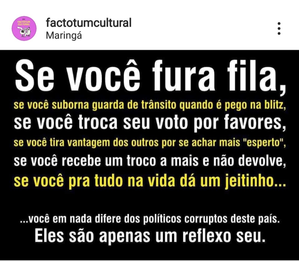 Corrupção e corruptos&nbsp;…
