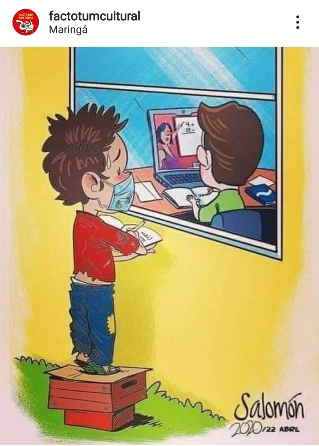 Educação na pandemia..