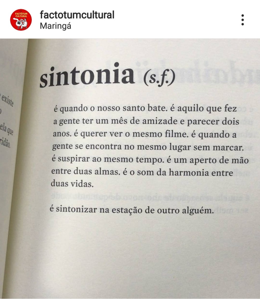 Sintonia …