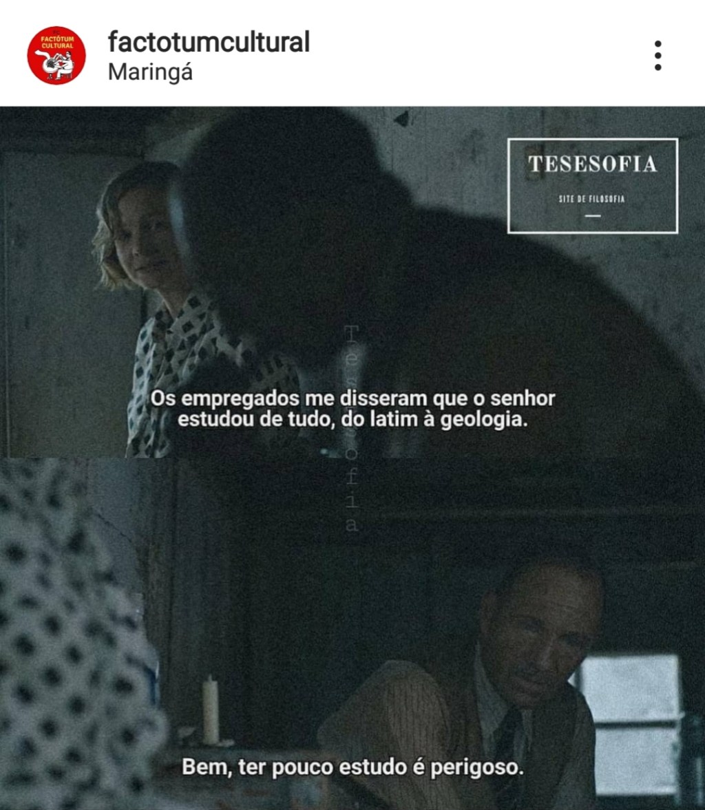 Ter pouco estudo é perigoso&nbsp;…