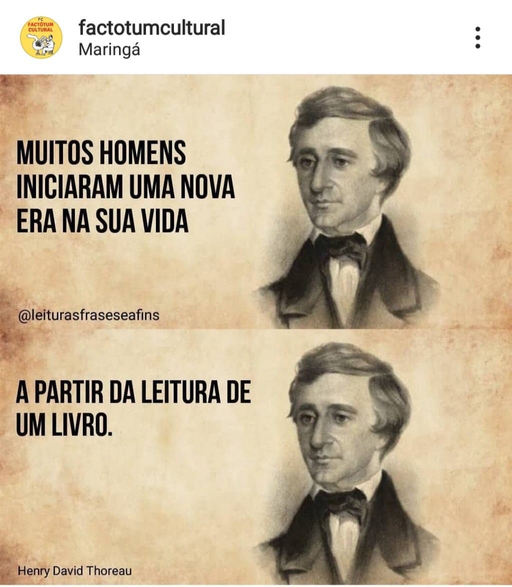 Leitura de um livro&nbsp;…