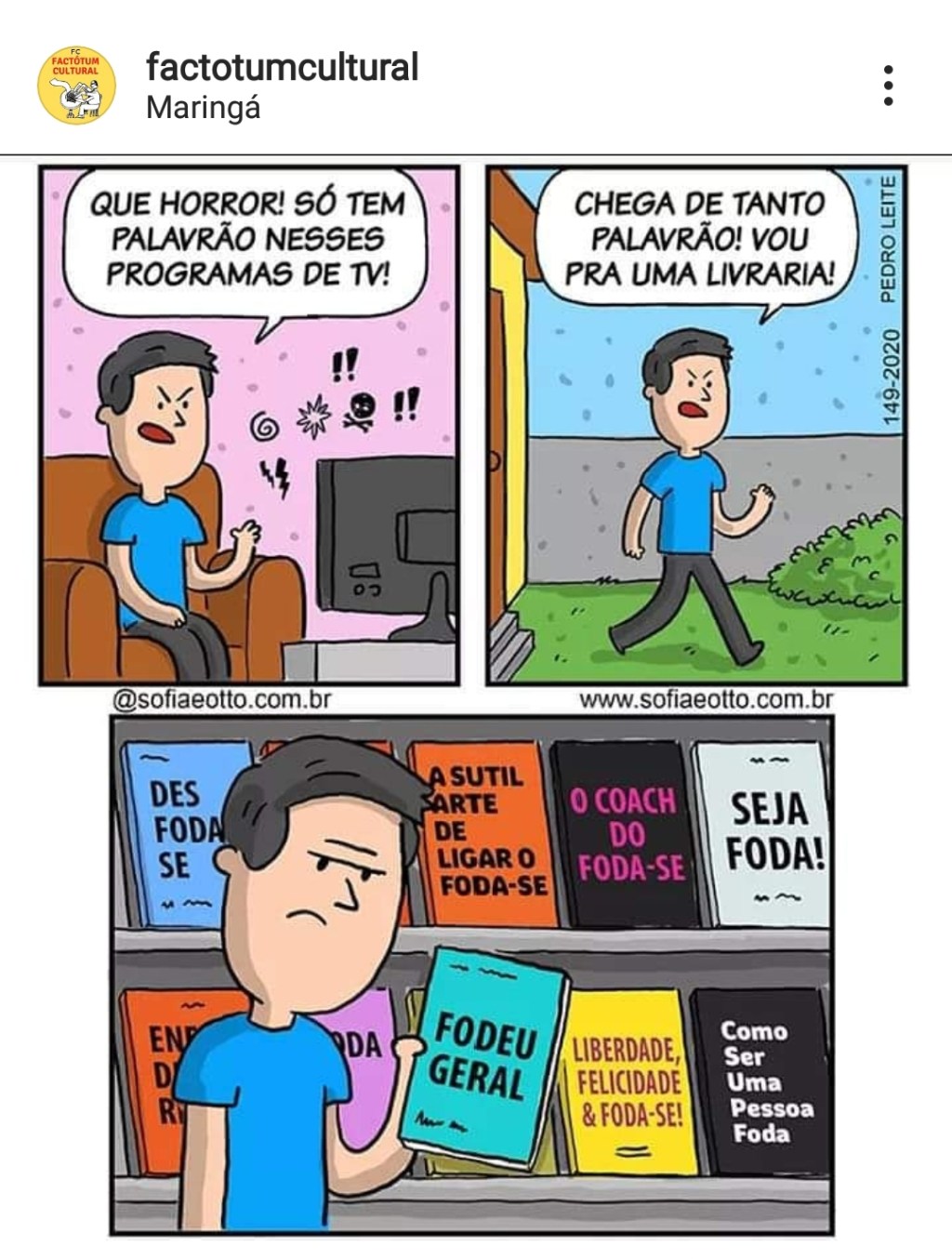 Vou pra uma livraria&nbsp;…