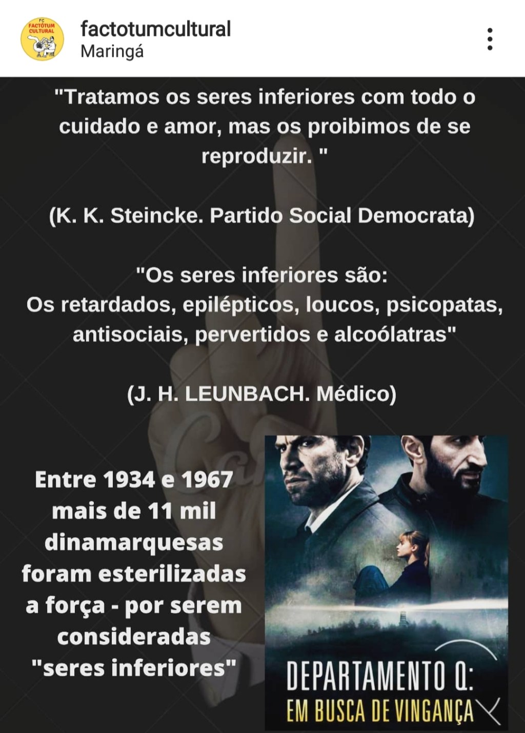 “Seres inferiores”…