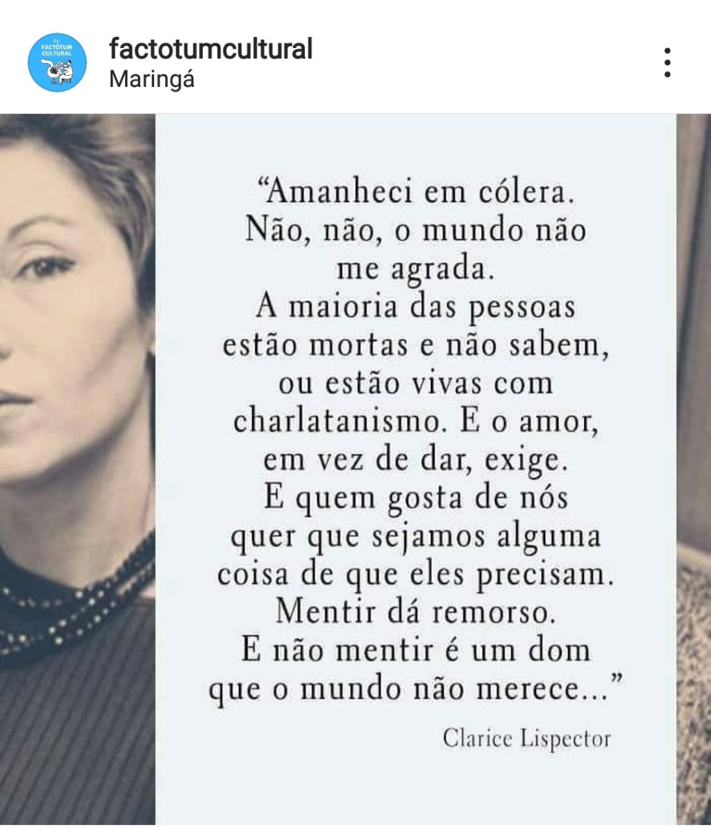 Mundo, pessoas, amor,&nbsp;mentir…