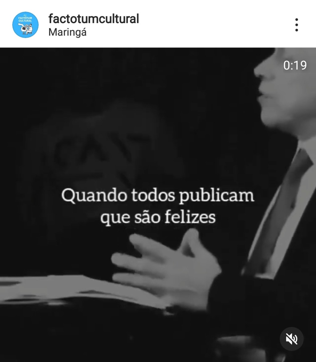 Ser louco é a única possibilidade…