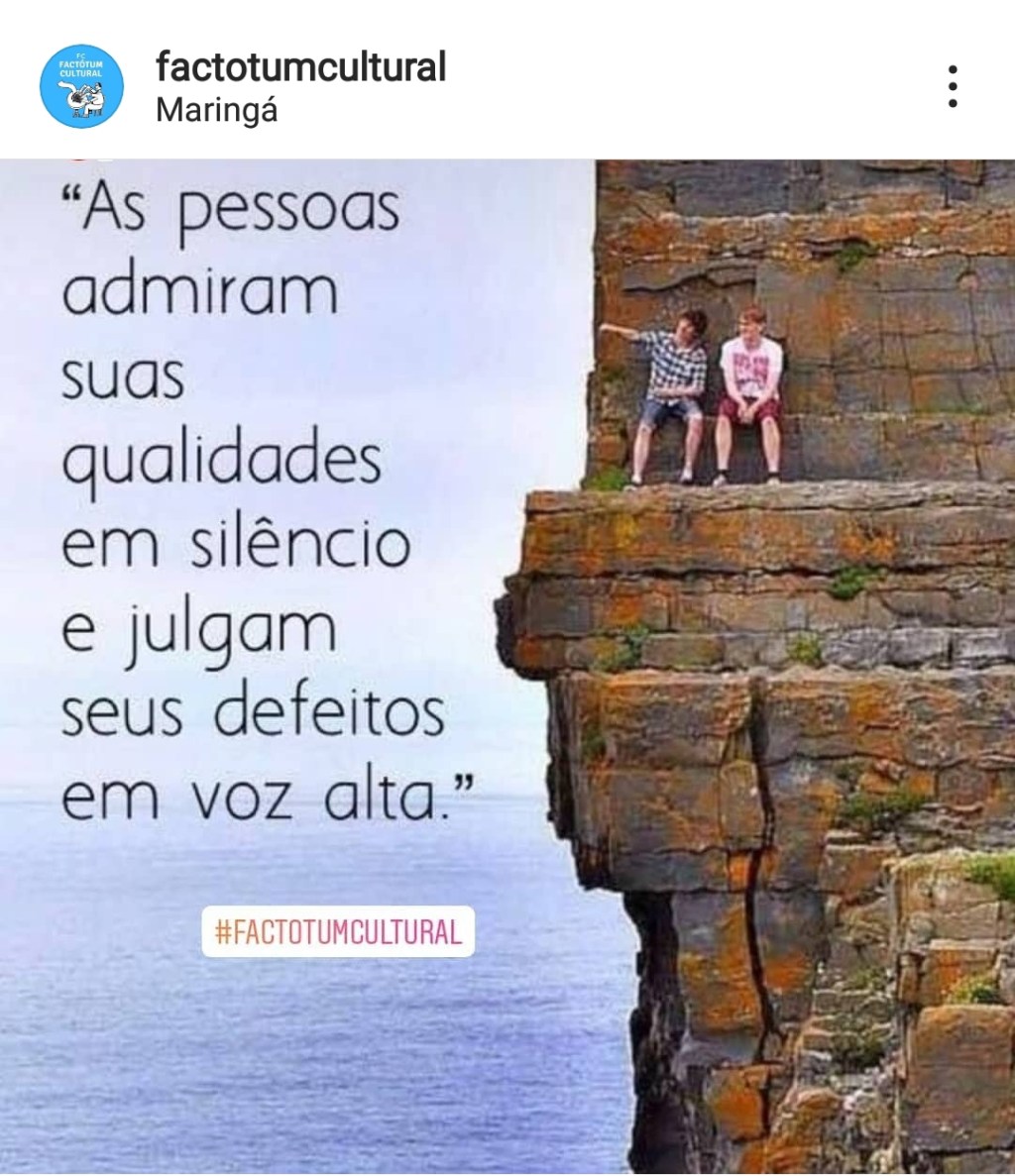 Qualidades e defeitos…