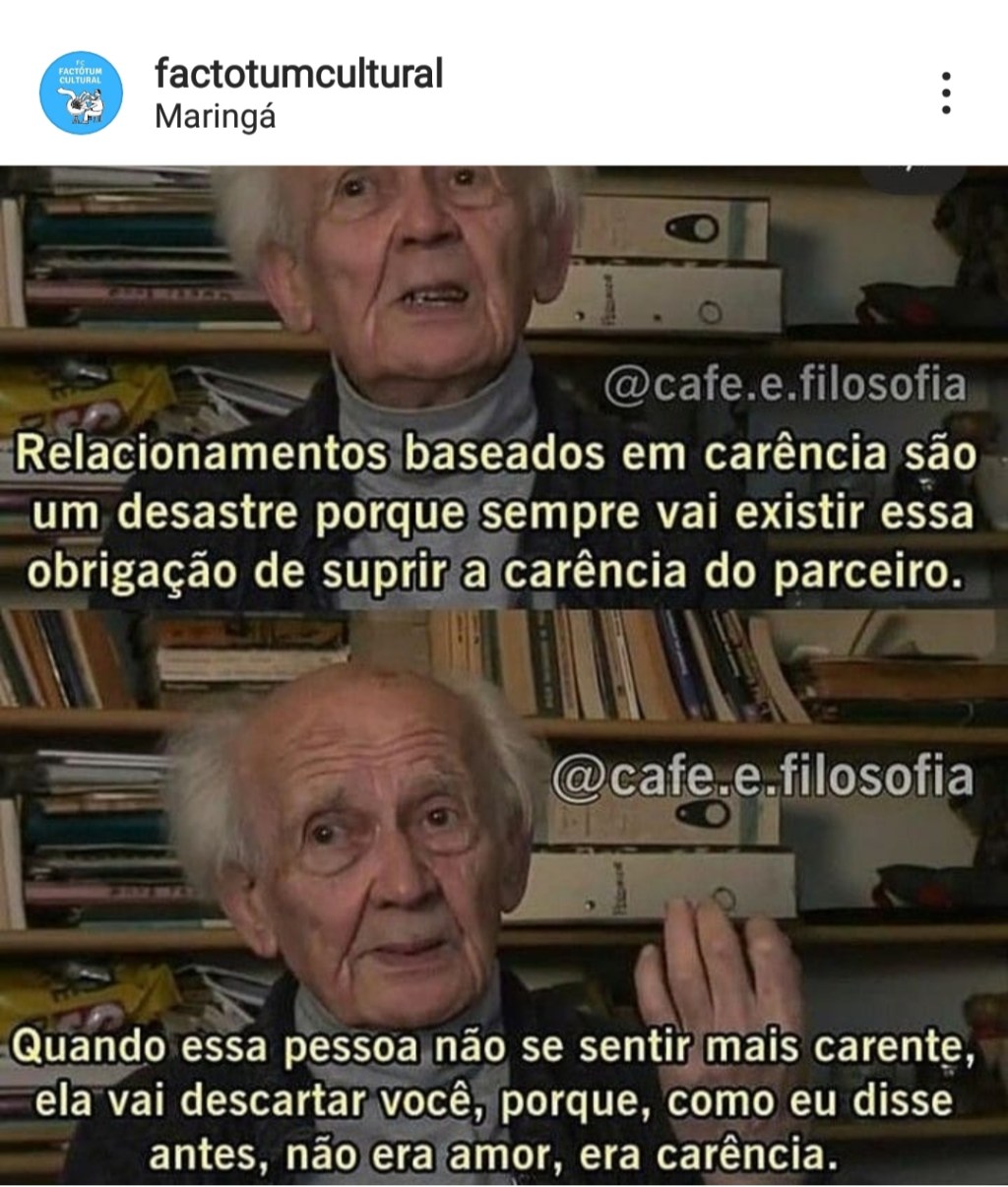 Relacionamentos baseados em&nbsp;carência…