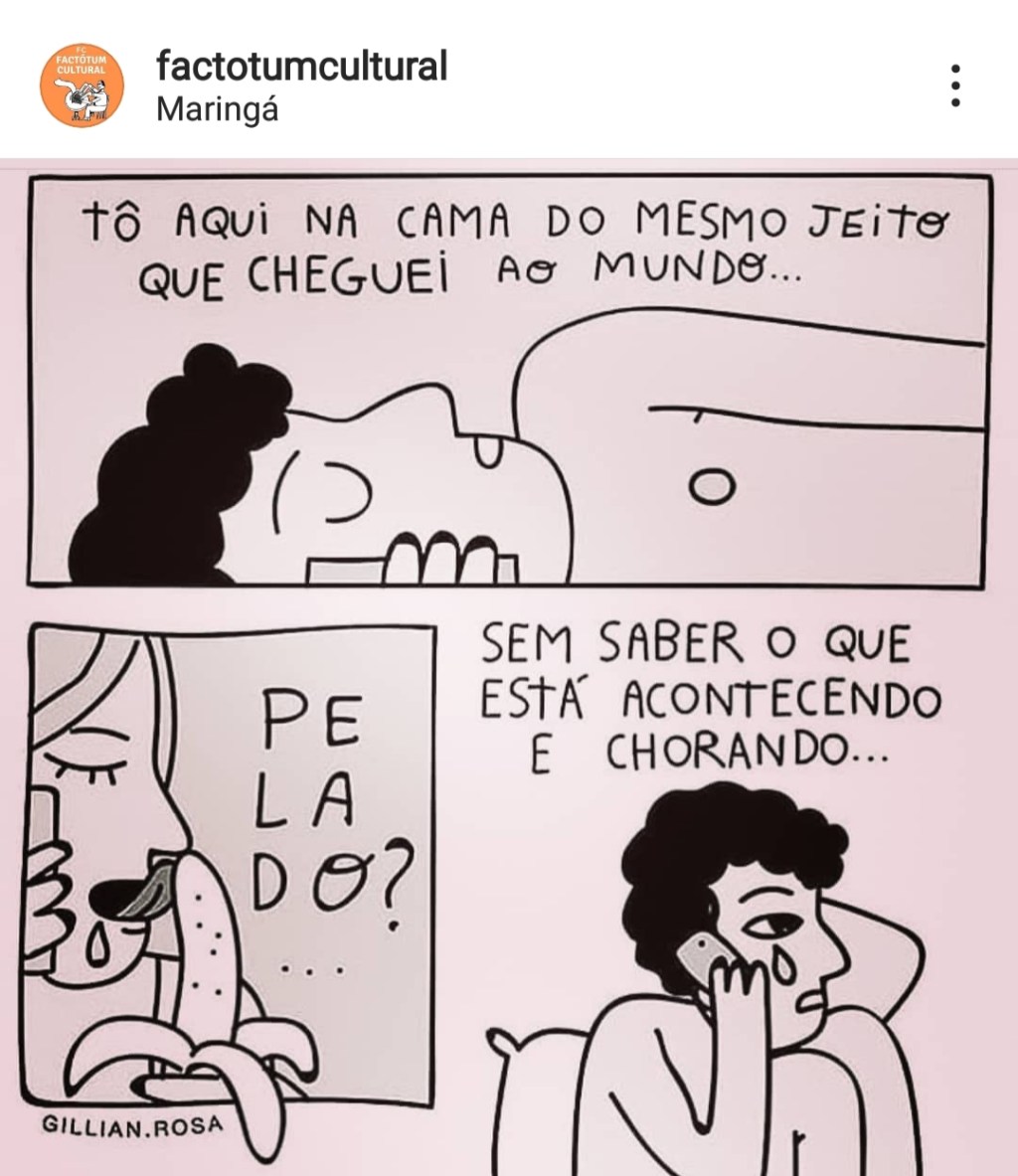 Sem saber o que está acontecendo…