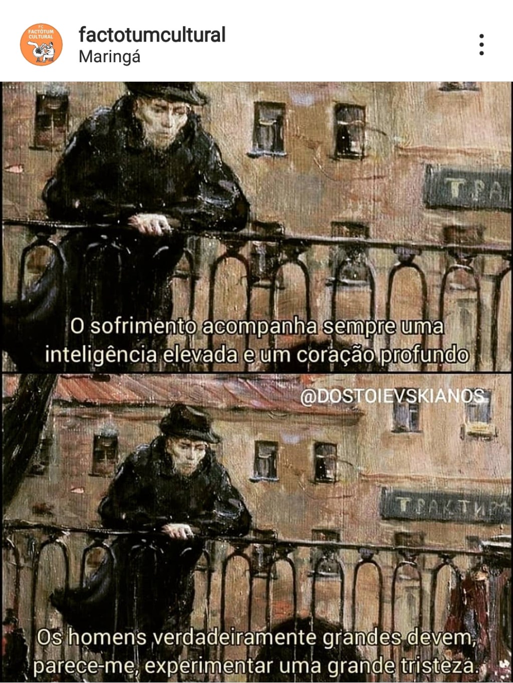 Sofrimento e tristeza…