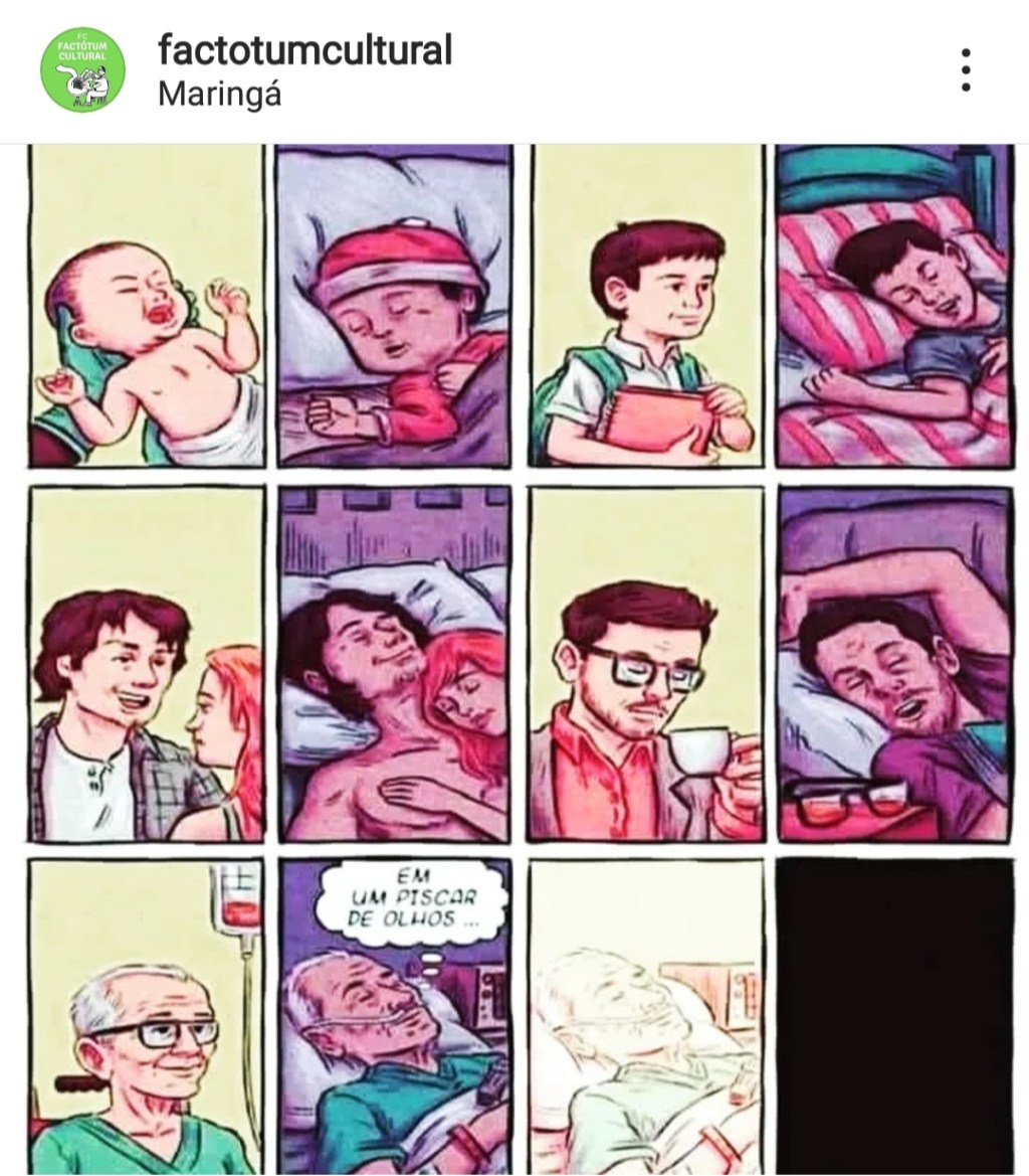 A vida passa num piscar de&nbsp;olhos